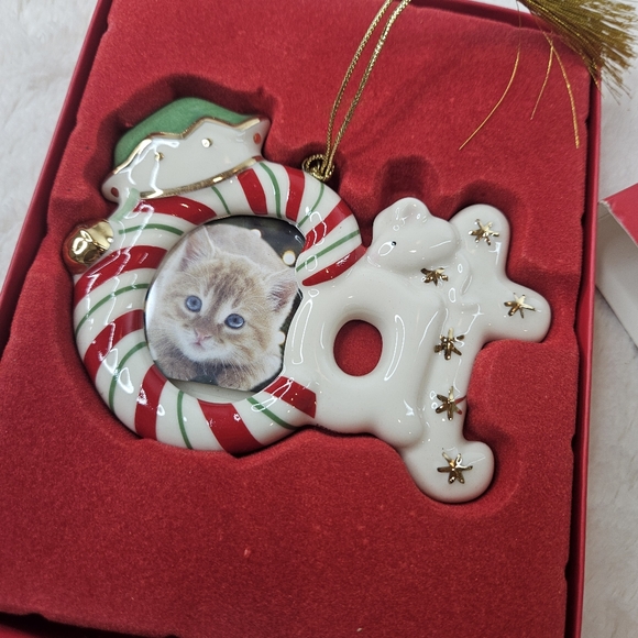 Cat Christmas Ornament Lenox Christmas Ornament or Magnet New#Cat #Christmas - Picture 2 of 7